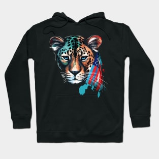 Patriotic Cheetah Hoodie